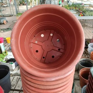 Vaso Rotondo Plastica Diametro 22cm