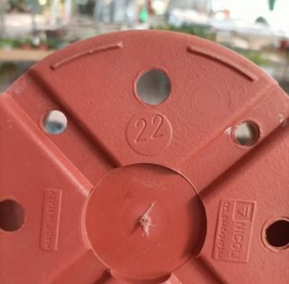 Vaso Rotondo Plastica Diametro 22cm