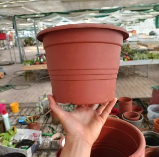 Vaso Rotondo Plastica Diametro 22cm