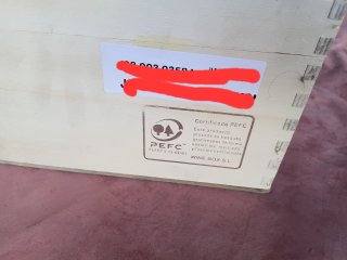 Cajón de madera para recuerdos