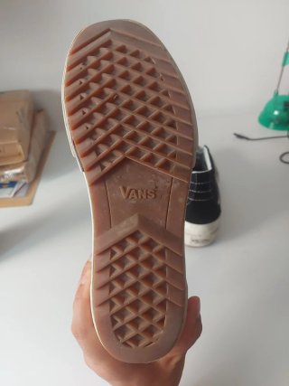 Vans plataforma negras y blancas