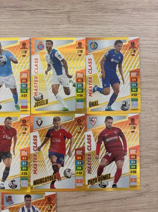 Lote 9 Cromos Adrenalyn XL 22-23 Master Class