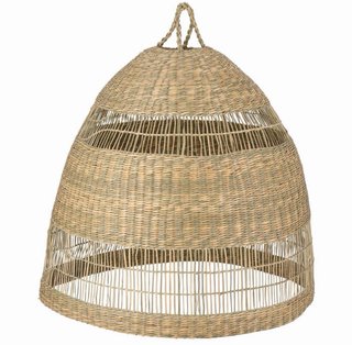 Pantalla lámpara IKEA TORARED bambú natural