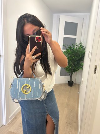 Bolso Gucci Piel Vaquera 20 cm