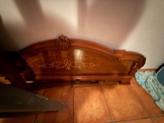 Cama 1.35 con cabecero, piecero y somier