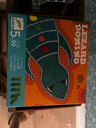 Juego de mesa Djeco Lezard Domino 5-99 años
