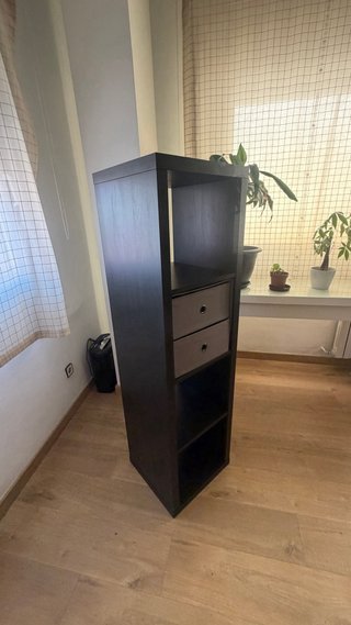 Mueble Kallax Ikea negro