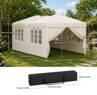 Carpa para eventos blanca