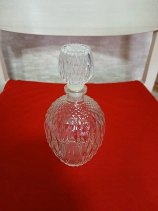Antiguo Perfumero Cristal Tallado