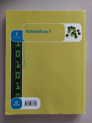 Matemáticas II, 2 Bachillerato