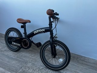 Bicicleta Deryan 3 en 1 para niños Incluye ruedine