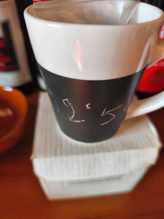 Juego de 2 tazas de cerámica
