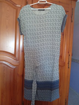 Vestido corto verano estampado S