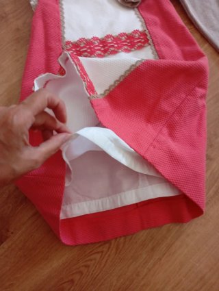 Conjunto vestido y chaqueta niña. Miranda