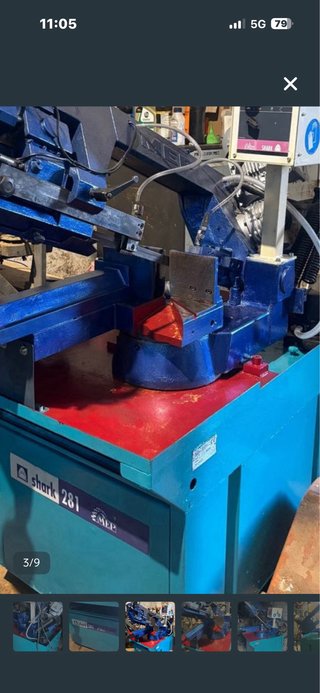 Sierra de cinta para metales