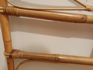 Cabecero Ratán y Mimbre Diseño Abanico
