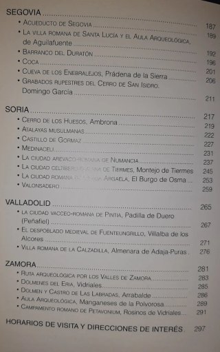 Guía de lugares arqueológicos de Castilla y León