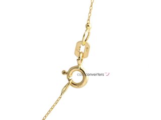 cadena oro 18k 22cm