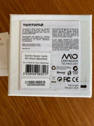 Reloj GPS Pulsómetro TomTom Runner Cardio