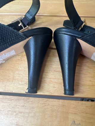 Sandalias Clarks Piel y Tela Negras Talla 35