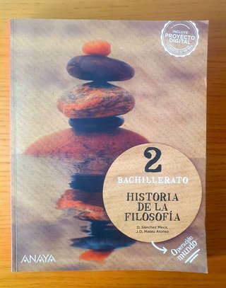 Historia de la Filosofía ANAYA - 2o Bachillerato