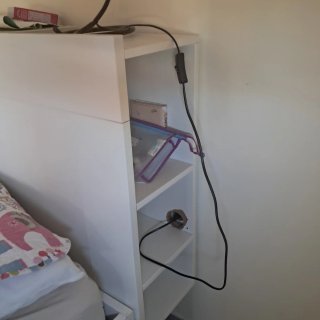 Cama Brimnes 160x200 + somier + cabecero.