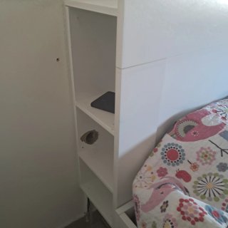 Cama Brimnes 160x200 + somier + cabecero.