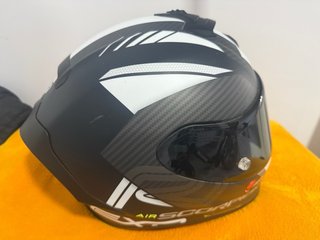 Casco Moto Scorpion Negro/Blanco