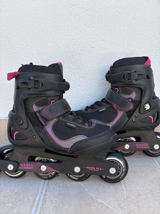 Patines Oxelo Decathlon Talla 38 Negros