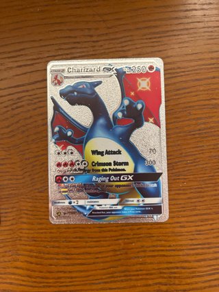 Carta Pokémon Charizard Brillante Plateada