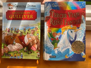 Pack 2 libros de Geronimo Stilton
