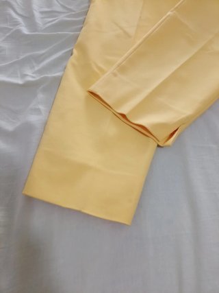 Pantalón ZARA Mujer Talla L Amarillo