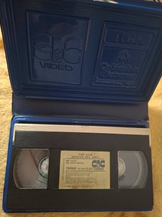 VHS Top Gun - 1 Edición Videoclub