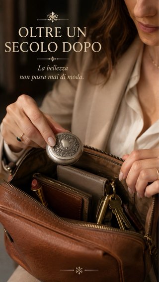 Portacipria Liberty Antico con Specchio