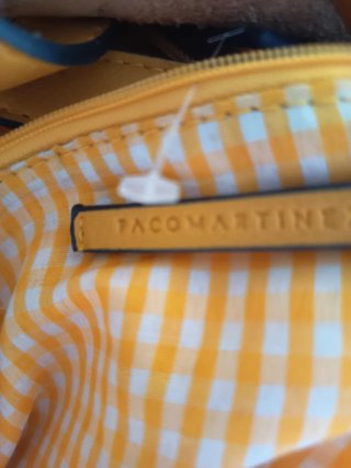 Bolso amarillo Paco Martinez