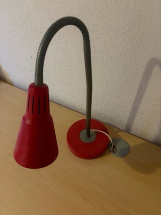 Escritorio curvo madera y metal
