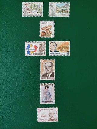 Sellos Andorra española 1983