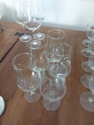 Copas de vino IKEA transparentes
