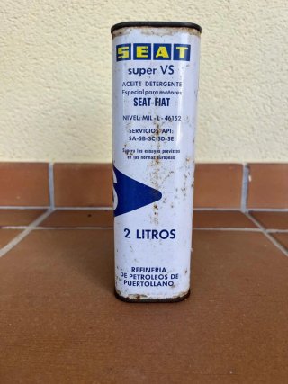 Lata Aceite SEAT-CS Super VS Vintage