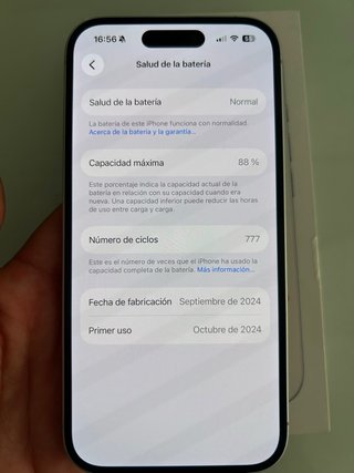 iPhone 16 256GB Blanco