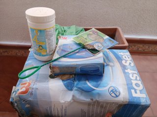 Piscina Bestway Fast-Set Pool Azul