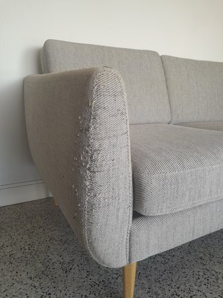 Sofá 2 plazas SMEDSTORP Ikea Beige Tela