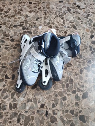 Pack completo Patines Línea Oxelo. Talla 35 a 38.