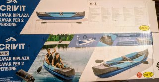 Kayak inflable Crivit biplaza