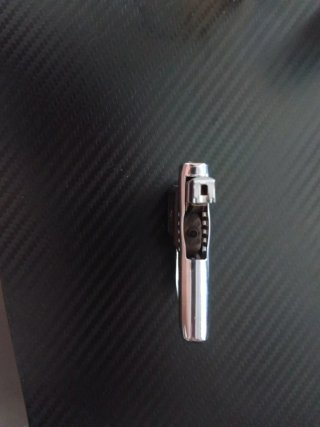 Mechero Antiguo Forma Pistola