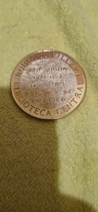Medalla Universidad de La Habana 1986