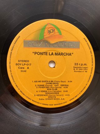 Vinilo Ponte La Marcha 1991 Chimo Bayo Valencia