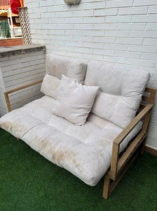 Conjunto Mesa y Sillas Jardín Madera