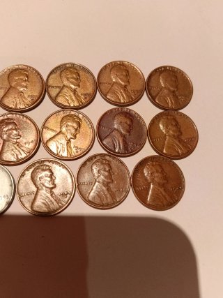 Lote 16 Monedas Penny Trigo