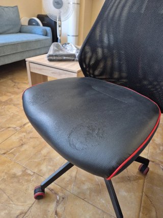 Silla de Oficina Ikea Matchspel Negra/Roja